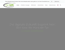 Tablet Screenshot of gfk-system.de